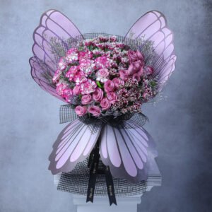 Elegant Pink Anniversary Bouquet